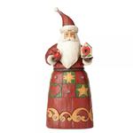 Mikołaj z ptaszkiem i budką Folklore Santa With Bird House 4058763 Jim Shore figurka ozdoba świąteczna w sklepie internetowym MoodGood.pl