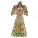 Anioł Listopad Monthly Angel Figurine November Angel 6001572 artysta Jim Shore, pamiątka narodzin, chrztu figurka dewocjonalia w sklepie internetowym MoodGood.pl