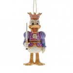 Kolekcjonerski Dziadek do orzechów Kaczor Donald ZAWIESZKA Reigning Royal A29383 (Donald Duck Figurine) Jim Shore figurka ozdoba świąteczna w sklepie internetowym MoodGood.pl