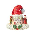 Czapka mikołaja MAGIA ŚWIĄT LED Hats Off to Christmas Magic (Lighted Santa Hat) 4060107 Jim Shore figurka ozdoba świąteczna w sklepie internetowym MoodGood.pl