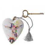 Serce zawieszka "Jestem ptakiem w Twoim sercu" Hummingbird Art Heart 1003480215 figurka ozdoba serce w sklepie internetowym MoodGood.pl