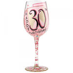 Kieliszek do wina 30 lat jubileuszowy 30th Birthday Wine Glass 6000736 artystki Lolita figurka kieliszek wino jednorożec tęcza w sklepie internetowym MoodGood.pl