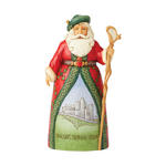 Mikołaj figurka Celtyckie życzenia bożonarodzeniowe Celtic Christmas Greetings (Irish Santa Figurine) 6004237 Jim Shore figurka ozdoba świąteczna w sklepie internetowym MoodGood.pl