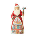 Mikołaj figurka Portugalskie życzenia bożonarodzeniowe Feliz Natal (Portuguese Santa Figurine) 6004235 Jim Shore figurka ozdoba świąteczna w sklepie internetowym MoodGood.pl