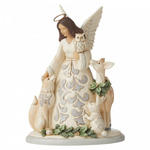 Biały Anioł i leśni przyjaciele Angel with Animal Friends) 6006581 Jim Shore figurka ozdoba świąteczna w sklepie internetowym MoodGood.pl