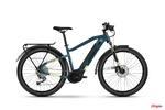 Rower elektryczny Haibike Trekking 5 High blue/canary 2022 w sklepie internetowym OlimpiaSport.pl