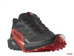 Buty trekkingowe Salomon Sense Ride 5 Black/Fiery Red/Black w sklepie internetowym OlimpiaSport.pl