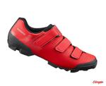 Buty rowerowe Shimano SH-XC100 M Czerwone w sklepie internetowym OlimpiaSport.pl