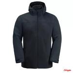 Męska kurtka Jack Wolfskin Taubenberg 3in1 JKT black w sklepie internetowym OlimpiaSport.pl