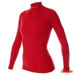 Bluza termoaktywna Brubeck Extreme Wool LS11930 damska malinowa w sklepie internetowym OlimpiaSport.pl