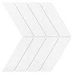 Royal Chevron White Matt Mozaika Ceramiczna 31,8x22,4 w sklepie internetowym dekordia.pl