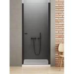 New Soleo Black Drzwi Prysznicowe Wnękowe Jednodrzwiowe, Szkło Czyste 6mm 70x195 (D-0209a) - zapytaj o dodatkowe 10% rabatu w sklepie internetowym dekordia.pl