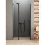 New Soleo Black Drzwi Prysznicowe Wnękowe Jednodrzwiowe, Szkło Czyste 6mm 110x195 (D-0243a-Wk) - zapytaj o dodatkowe 10% rabatu w sklepie internetowym dekordia.pl