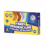 Farby plakatowe Astra - 6x10ml METALICZNE w sklepie internetowym Świat Artysty 