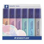 Zestaw zakreślaczy Staedtler Textsurfer pastel II - 6 kol. w sklepie internetowym Świat Artysty 