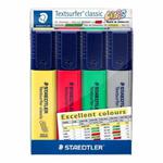 Zestaw zakreślaczy Staedtler Textsurfer excellent - 4 kol. w sklepie internetowym Świat Artysty 