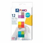 Zestaw modeliny Fimo Soft BRILLIANT - 12x25g w sklepie internetowym Świat Artysty 