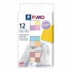 Zestaw modeliny Fimo Soft PASTEL - 12x25g w sklepie internetowym Świat Artysty 