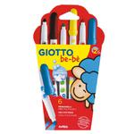 Zestaw flamastrów Giotto Be-be - 6 kolorów w sklepie internetowym Świat Artysty 