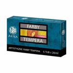 Zestaw farb temper ASTRA w tubce 6 kolorów x 20ml w sklepie internetowym Świat Artysty 