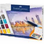 Zestaw farb akwarelowych w kostkach FABER-CASTELL Creative Studio - 36 kolorów w sklepie internetowym Świat Artysty 