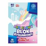 Blok rysunkowy Astra - 80g, 10ark, A4 - kolorowy pastelowy w sklepie internetowym Świat Artysty 