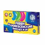 Farby plakatowe Astra - 6x10ml - fluorescencyjne w sklepie internetowym Świat Artysty 