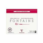 Blok do akwareli FONTAINE Clairefontaine - Grain Fin - 300g, 25ark, 24x30cm w sklepie internetowym Świat Artysty 