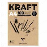 Blok rysunkowy KRAFT Clairefontaine - 90g, A4, 100ark. w sklepie internetowym Świat Artysty 