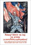 Plakat A3 - Polacy! Idźcie na bój na prawy za ziemię Polską A3-GPlak1920-017 w sklepie internetowym Aleprezent.com.pl