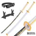 Miecz Katana Demon Slayer Agatsuma Zenitsus Drewniany JT10653 w sklepie internetowym Aleprezent.com.pl