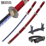 Miecz Katana Roronoa Zoro Sandai Kitetsu One Piece Drewniany JT10513-2 w sklepie internetowym Aleprezent.com.pl