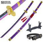 Miecz Katana Roronoa Zoro Purple Enma One Piece Drewniany JT10661PU-2 w sklepie internetowym Aleprezent.com.pl