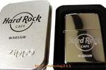 Hard Rock Cafe WARSAW ZIPPO Lighter chrome w sklepie internetowym Mikolaj-shop.com