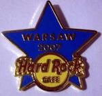 Hard Rock Cafe WARSAW 2007 Blue Training Star Pin LE 50 w sklepie internetowym Mikolaj-shop.com