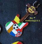 Hard Rock Cafe WARSAW 2012 Euro Football Group C Pin LE 100 - Euro Football Group C Pin w sklepie internetowym Mikolaj-shop.com