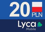 LycaMobile 20 zł Kod doładowanie Prepaid code 20 PLN - 20 PLN w sklepie internetowym Mikolaj-shop.com