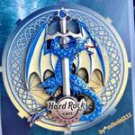 Hard Rock Cafe WARSAW 2017 Dragon & Dagger Pin LE 300 w sklepie internetowym Mikolaj-shop.com