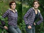 BLUZA z kapturem damska 9152 fiolet S-XL w sklepie internetowym Mikolaj-shop.com