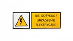 Tabliczka /znak ostrzegawczy/ TZO 52X148S N.D.U.E. E04TZ-01011220100 /10szt./ w sklepie internetowym Elektro24