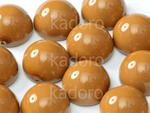 Dome Bead Fiesta Khaki 12x7mm - 1 sztuka w sklepie internetowym Kadoro.pl