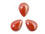 Kaboszon ceramiczny pomarańczowy perłowy łezka 24x18 mm - 1 sztuka w sklepie internetowym Kadoro.pl