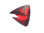 Szklany kamień fasetowany trójkąt Red F 23 mm - 1 sztuka w sklepie internetowym Kadoro.pl