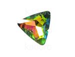 Szklany kamień fasetowany trójkąt Crystal Vitrail Medium F 18 mm - 1 sztuka w sklepie internetowym Kadoro.pl