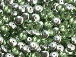 Lentil Spacers Silver 1/2 Coated Peridot 6mm - 20 sztuk w sklepie internetowym Kadoro.pl