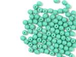 Round Beads Opaque Turquoise 4 mm - opakowanie w sklepie internetowym Kadoro.pl