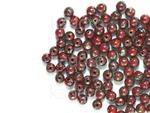 Round Beads Opaque Red - Picasso Silver 4 mm - opakowanie w sklepie internetowym Kadoro.pl