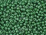 PRECIOSA Rocaille 10o-Opaque-Lustered Green - 50 g w sklepie internetowym Kadoro.pl