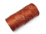 Sznurek brazylijski Metallic Copper 1mm - 3 m w sklepie internetowym Kadoro.pl