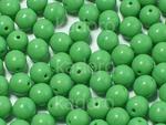 Round Beads Opaque Medium Green 6 mm - 20 sztuk w sklepie internetowym Kadoro.pl